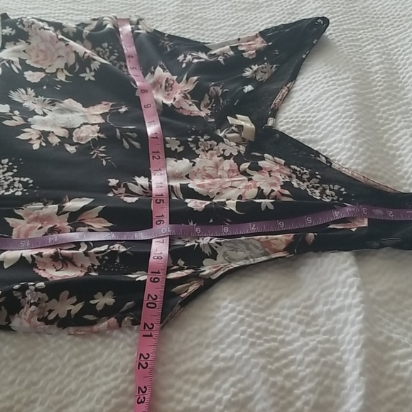 Charming Charlie Floral Dress Sz XL - Picture 5 of 7